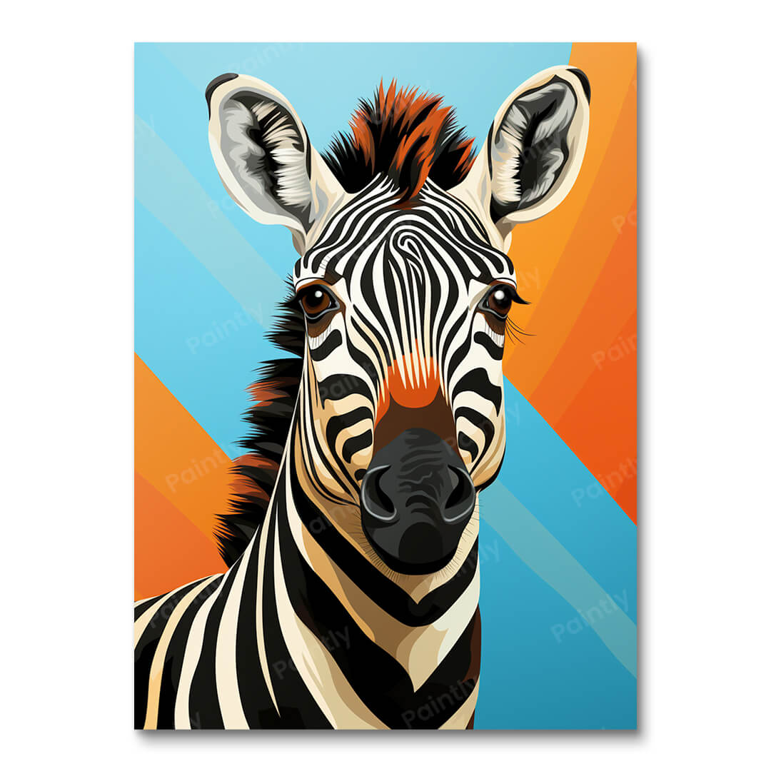 Levendige Zeb (Diamond Painting)