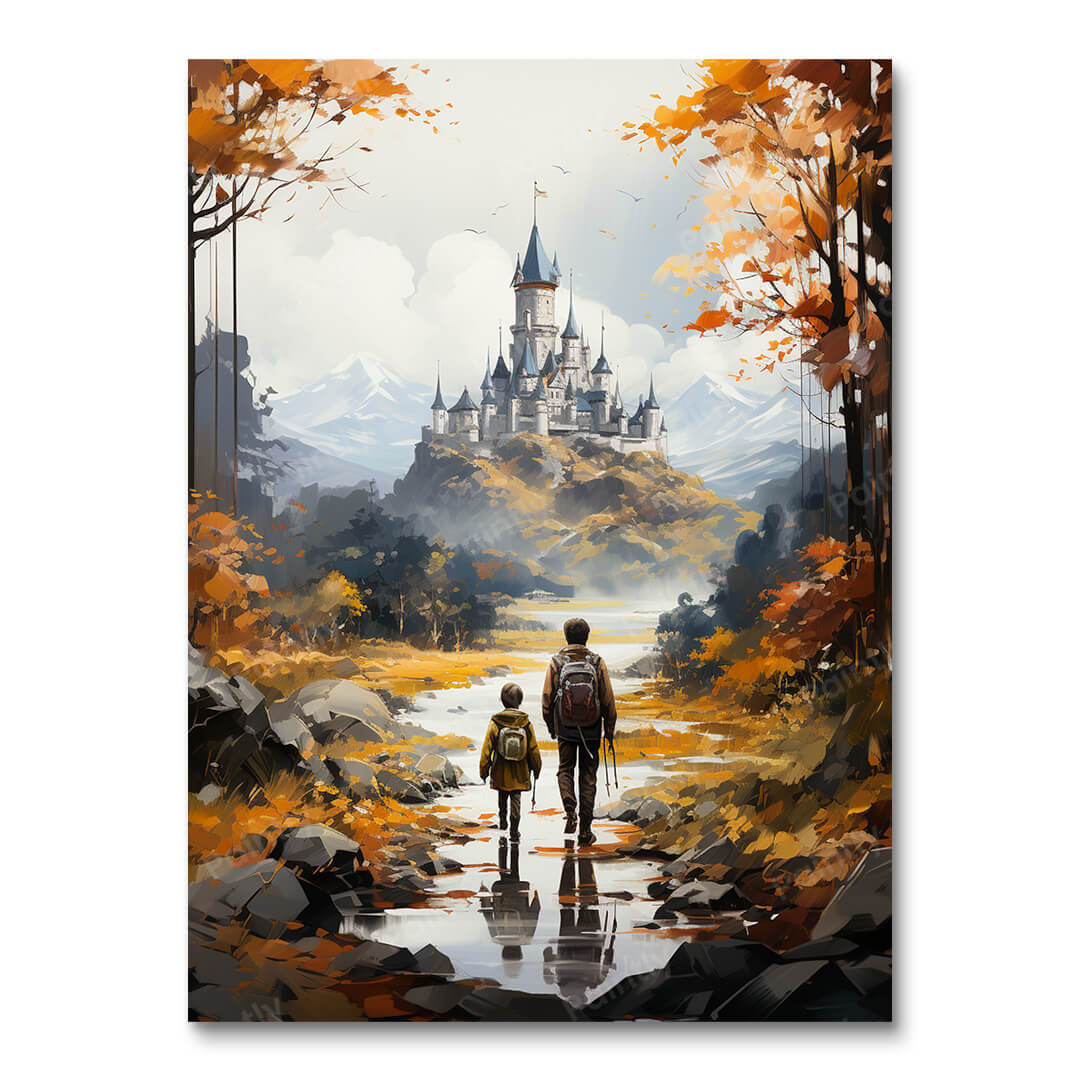 Gestencilde blik (diamond painting)