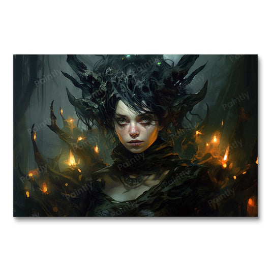 Heksenaanroep (diamond painting)