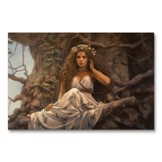 Bosrijke sereniteit (diamond painting)