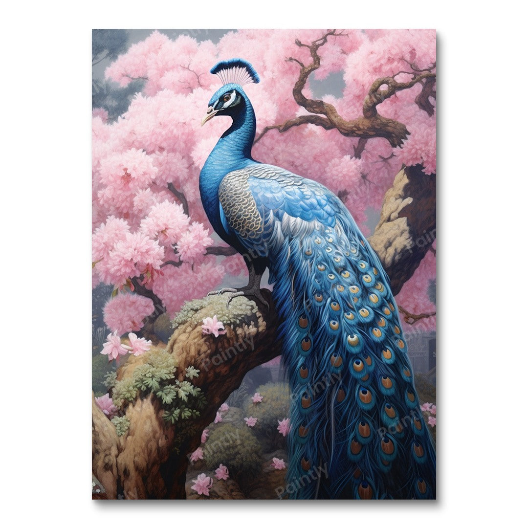 Betoverde pauw (diamond painting)