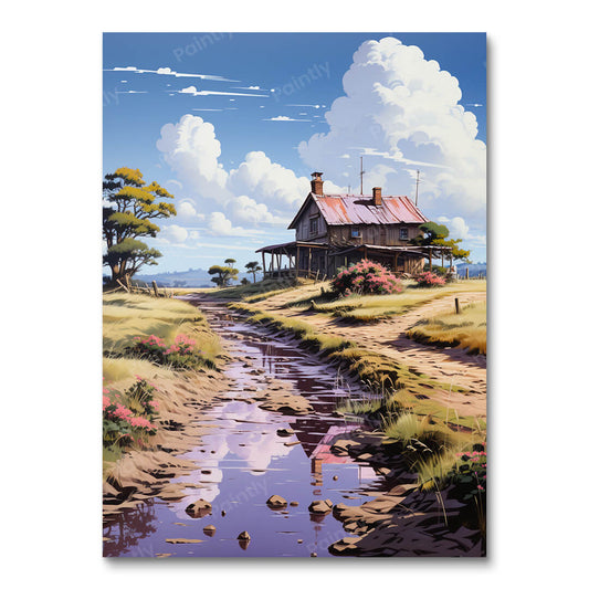 Bewolkt canvas (diamond painting)