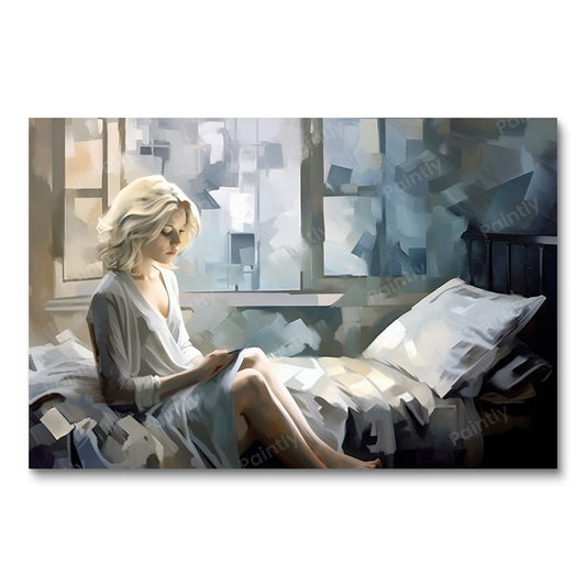 Slaapkamer mijmering (diamond painting)