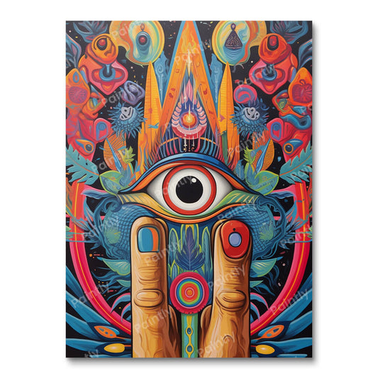 De openbaring van het oog (diamond painting)