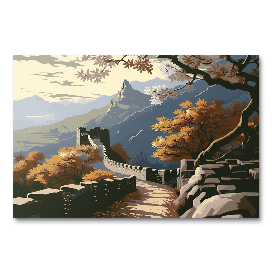 De Grote Muur van China III (Diamond Painting)