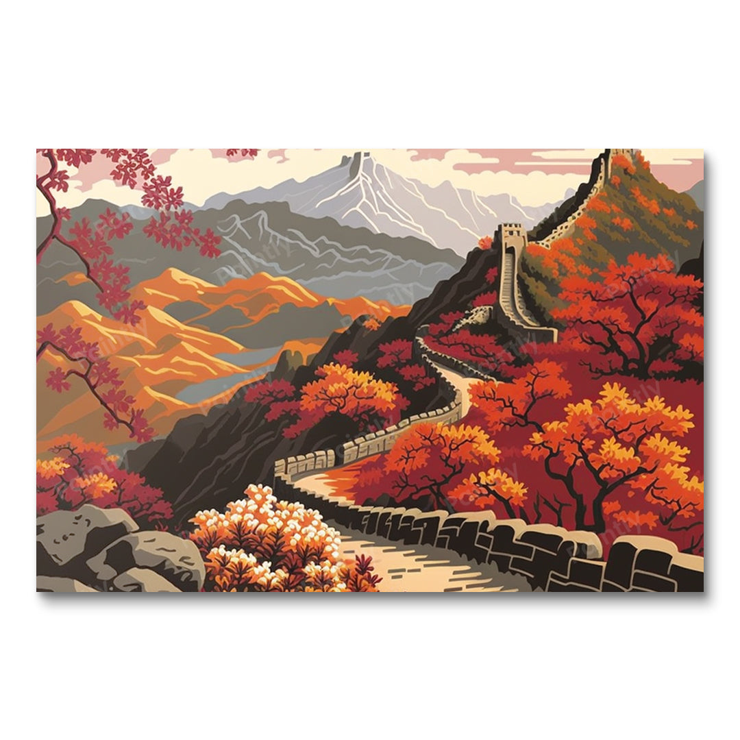 De Grote Muur van China II (Diamond Painting)