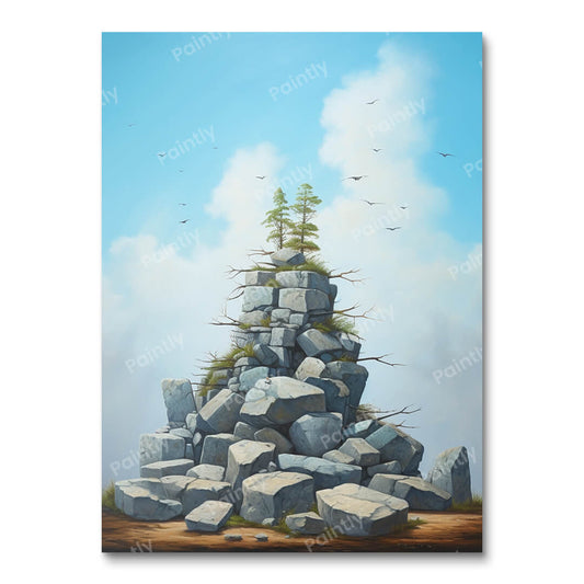 Torenhoge cabine Cabincore (diamond painting)