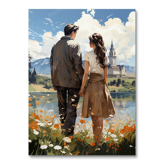 Franse vriendschap (diamond painting)