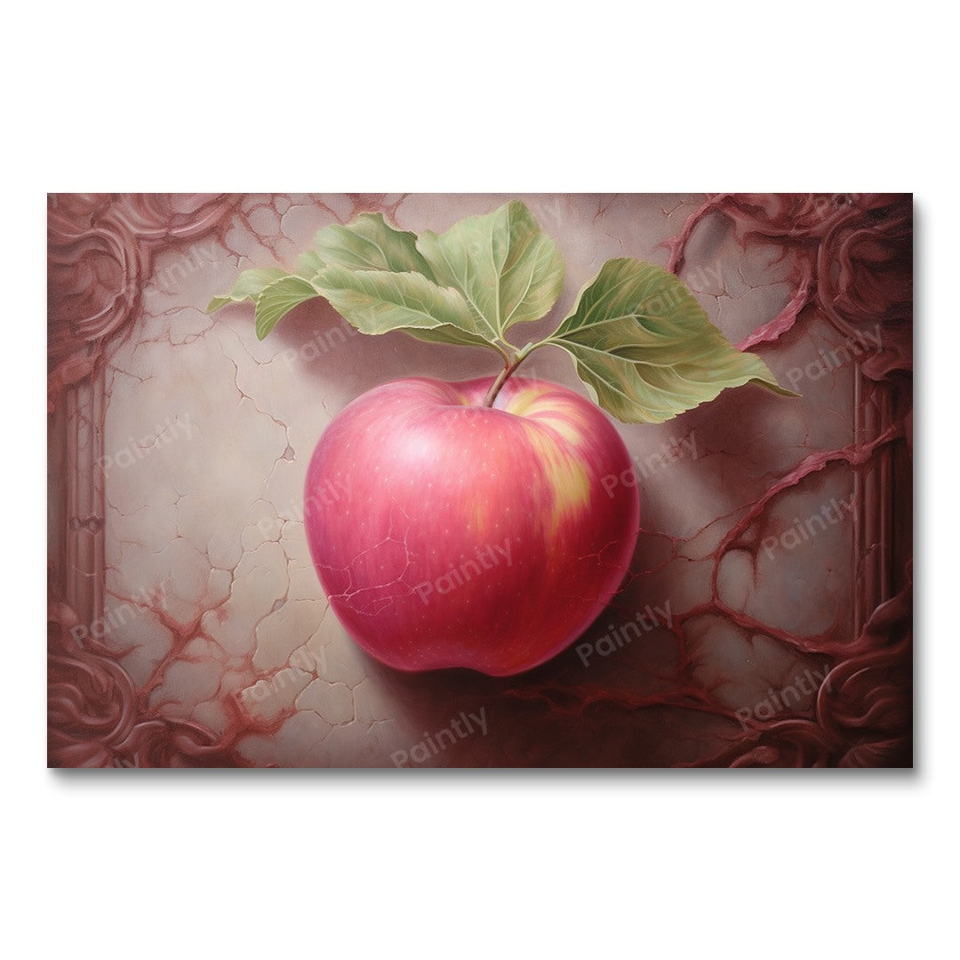 Roze appelmijmering (diamond painting)