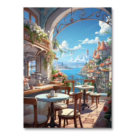 Culinair uitzicht (diamond painting)