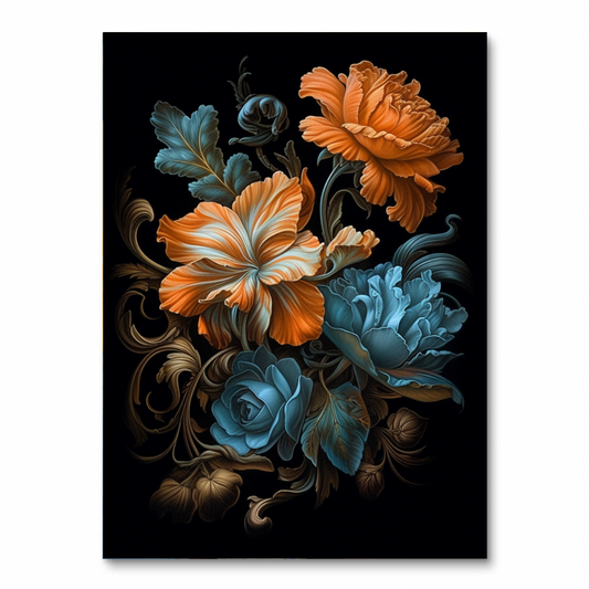 Dynamische bloemen (diamond painting)