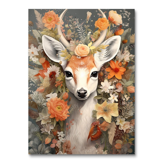 Bloem Hert (Diamond Painting)