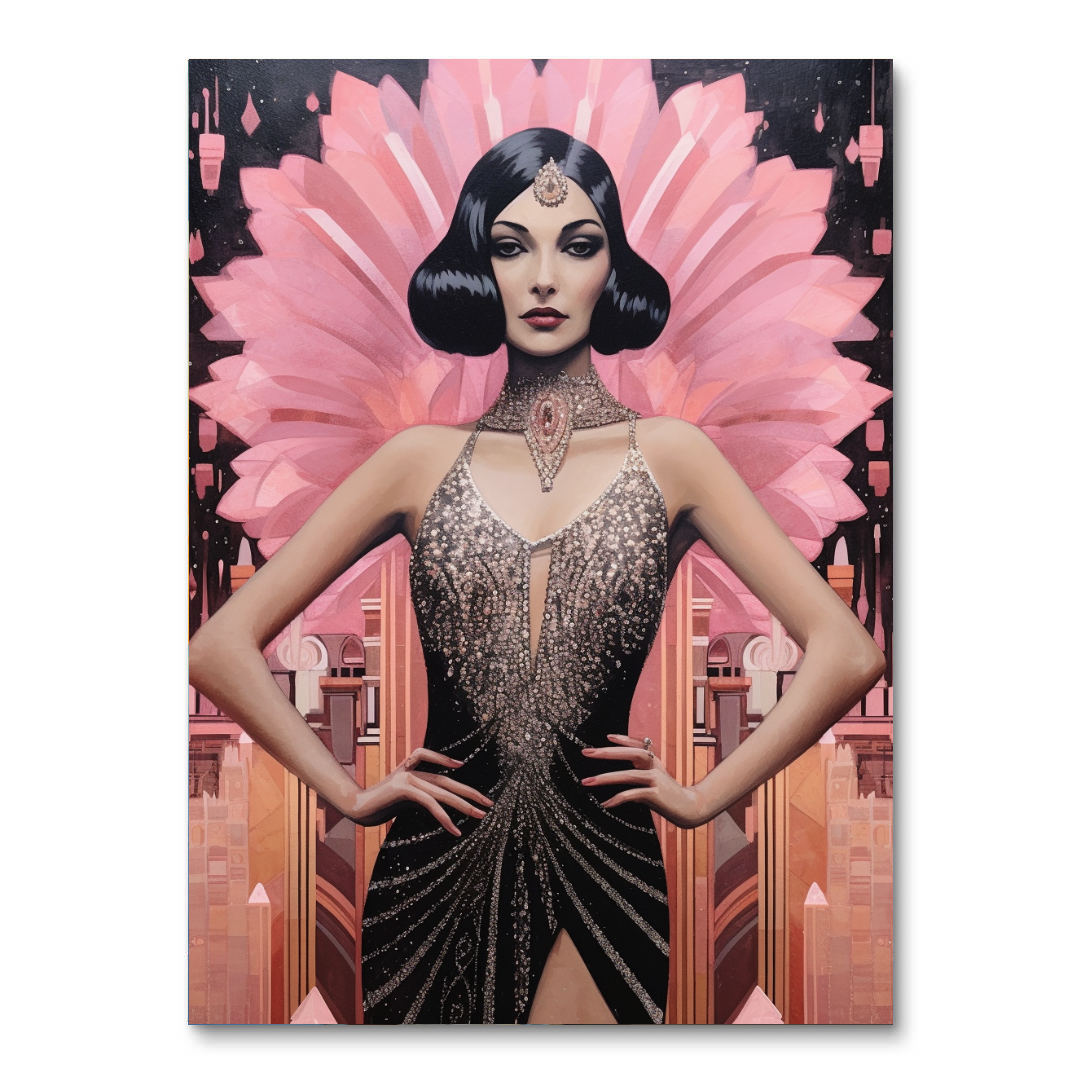 Gala-looks uit de jaren 70 (diamond painting)