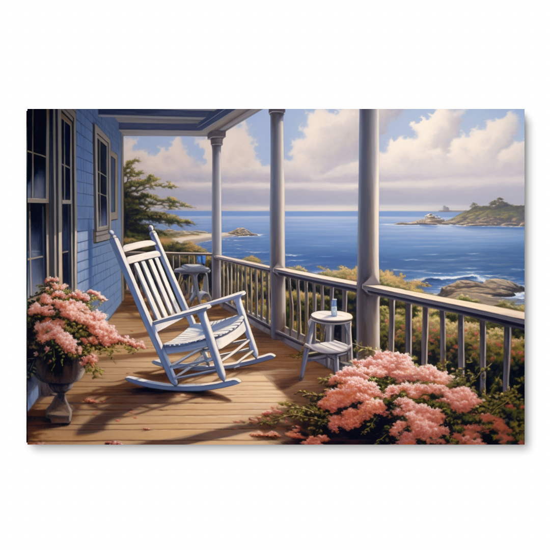 Veranda bij het strand V (Diamond Painting)