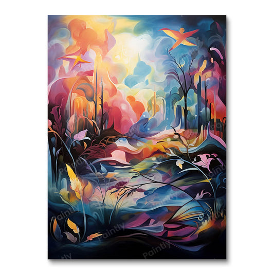Kleurrijke Enigma (Diamond Painting)