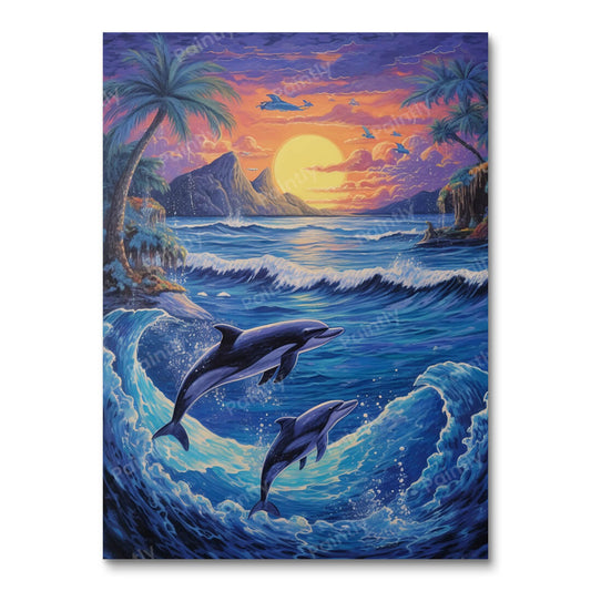 Dansen met maanlicht (diamond painting)