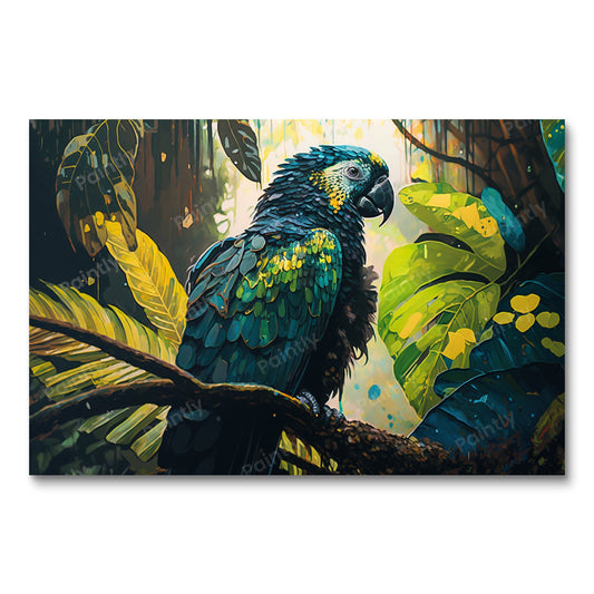 Exotische ara II (diamond painting)