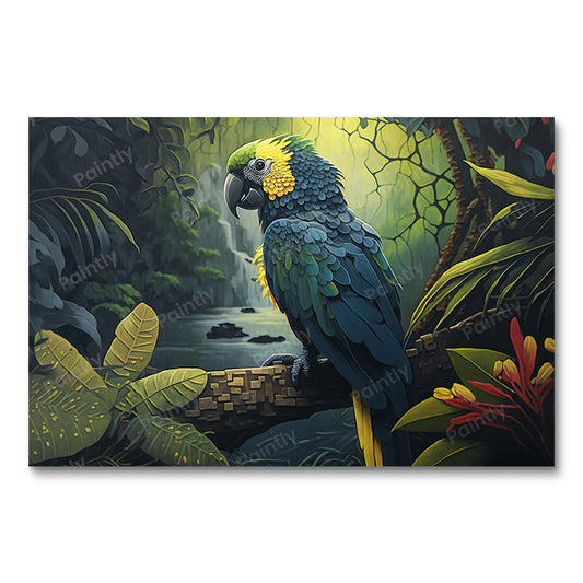 Exotische ara IV (diamond painting)