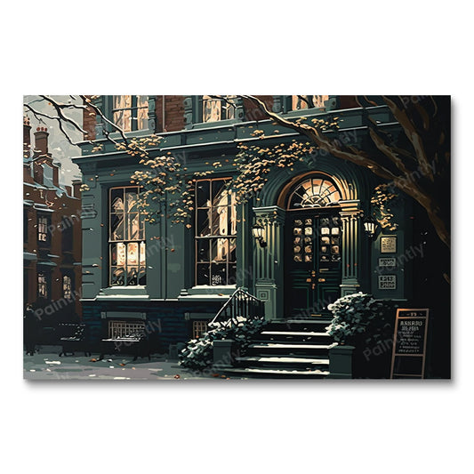 Vintage gebouw (diamond painting)