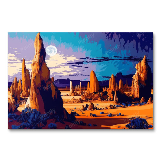 The Pinnacles Australië I (Diamond Painting)