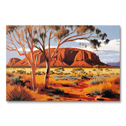 Uluru Australië II (Diamond Painting)