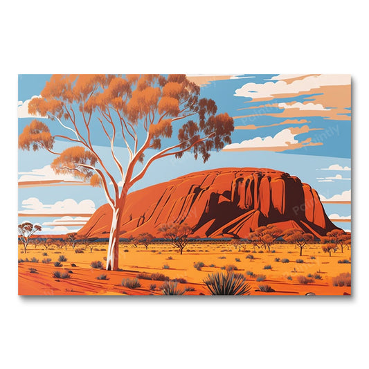 Uluru Australië I (Diamond Painting)