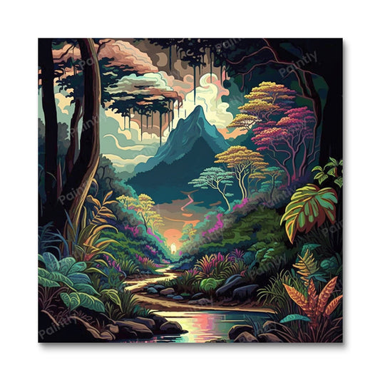 Lucide Natuur II (Diamond Painting)