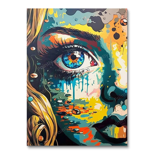 Hypnotiserende blik (diamond painting)