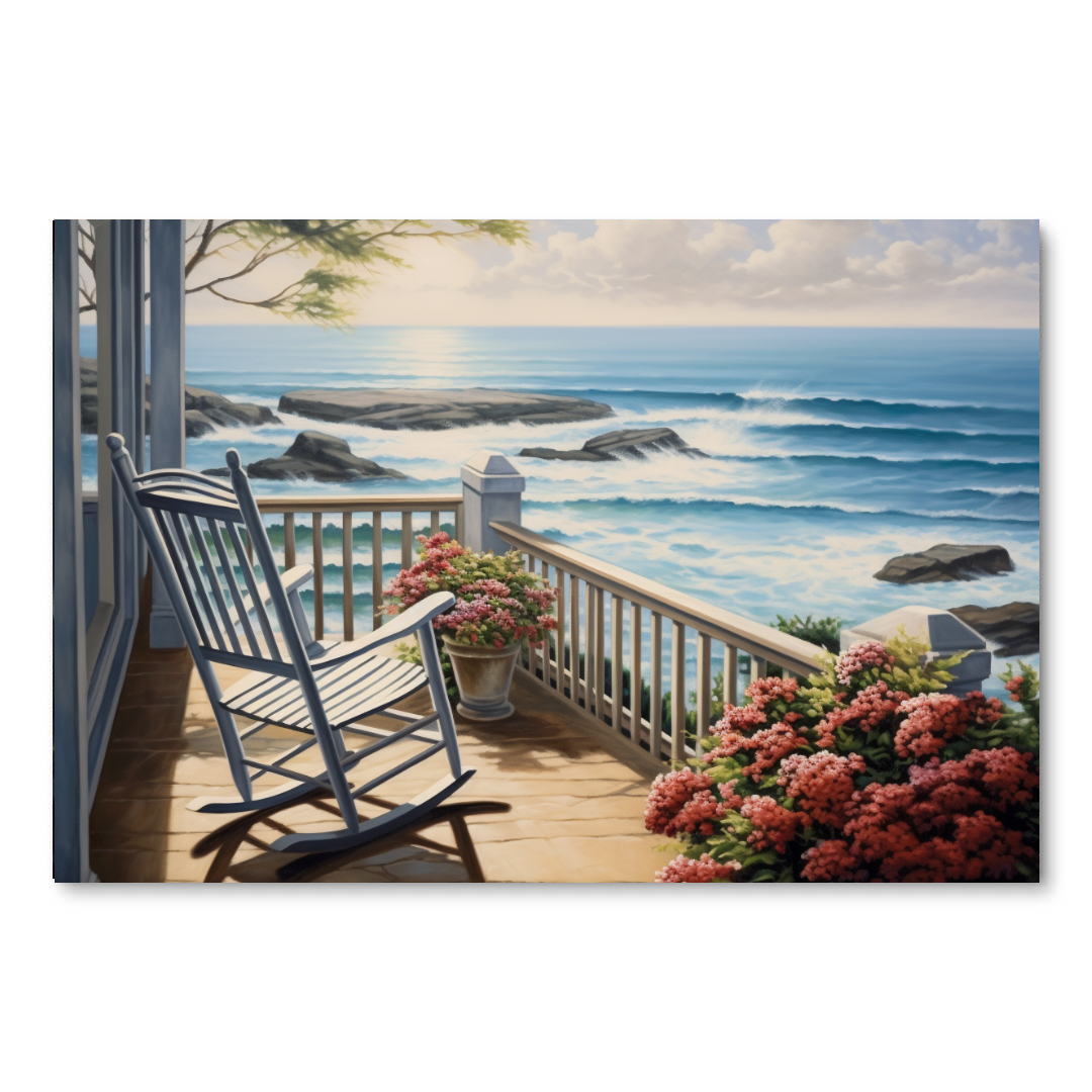 Veranda bij het strand IV (Diamond Painting)
