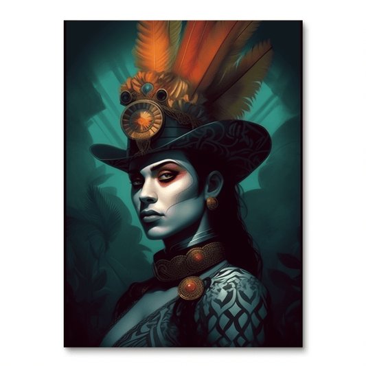 Mysterie in hoedenmakerij (diamond painting)