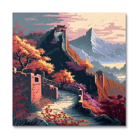 De Grote Muur van China IV (Diamond Painting)