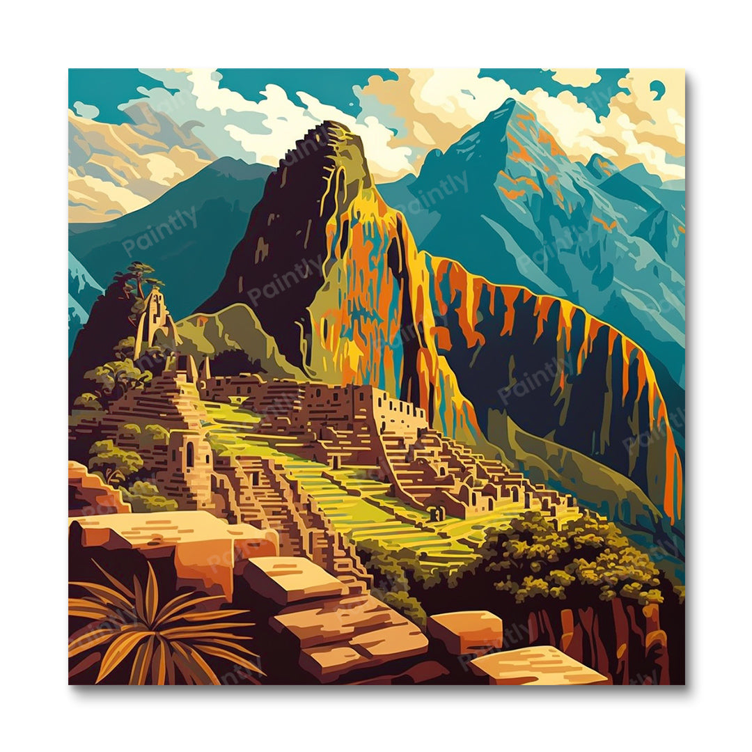Machu Picchu (diamantschilderij)