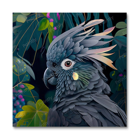 Matte kaketoe XV (Diamond Painting)