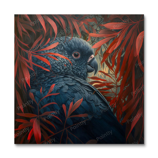 Matte kaketoe VI (diamond painting)