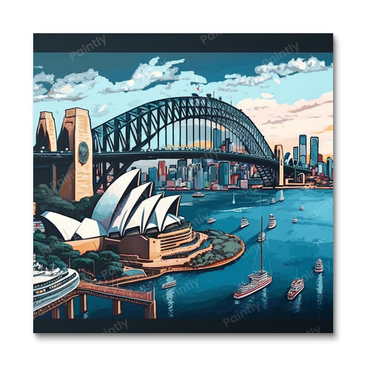 Sydney V (diamantschilderij)