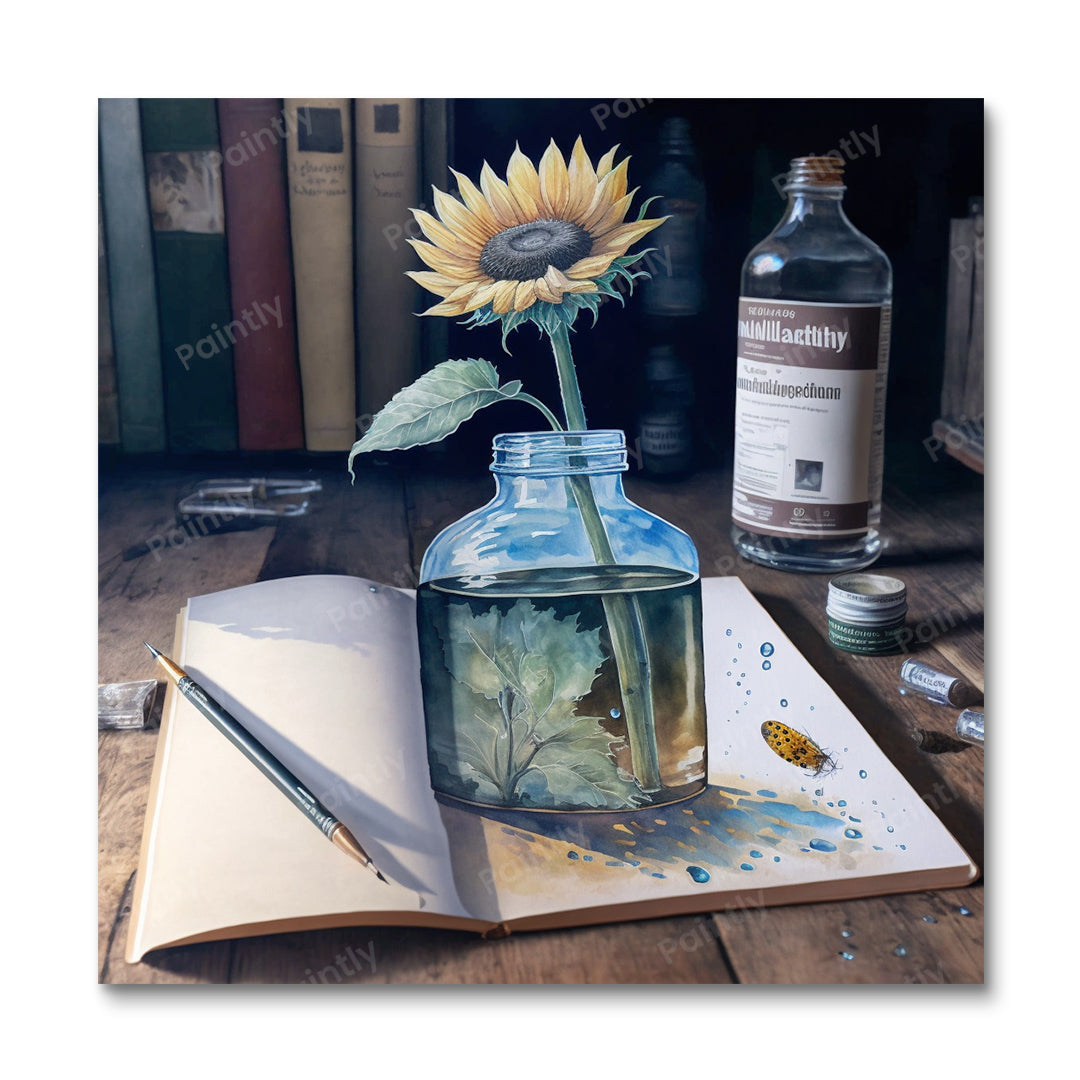 Zonnebloem Isolatie II (Diamond Painting)