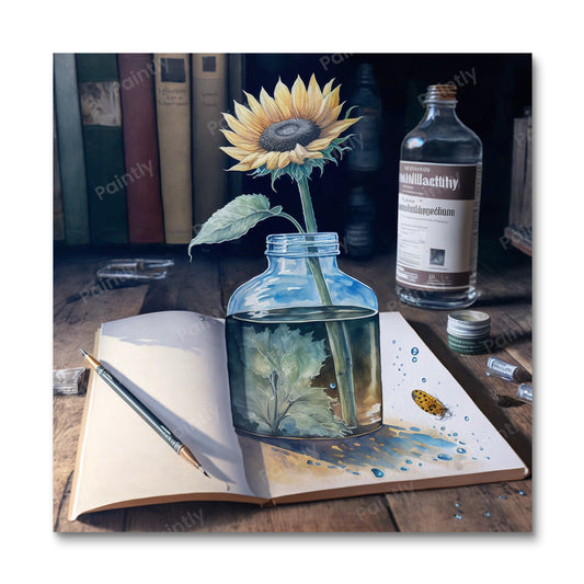Zonnebloem Isolatie II (Diamond Painting)