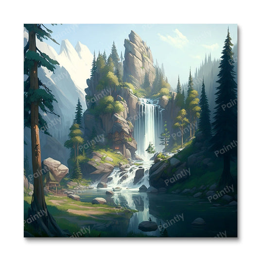Betoverd bos (diamond painting)