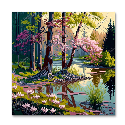 Idyll van Ivy (diamond painting)