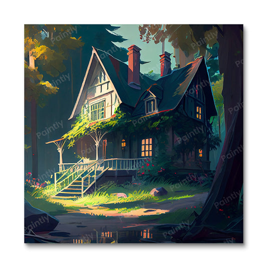 De Meadowview Retreat (Diamond Painting)