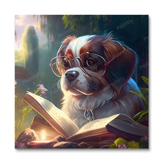 Smart Doggos VII door Wyatt Reed (Diamond Painting)