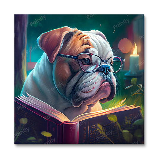 Smart Doggos IV door Wyatt Reed (Diamond Painting)