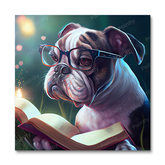 Smart Doggos I door Wyatt Reed (Diamond Painting)