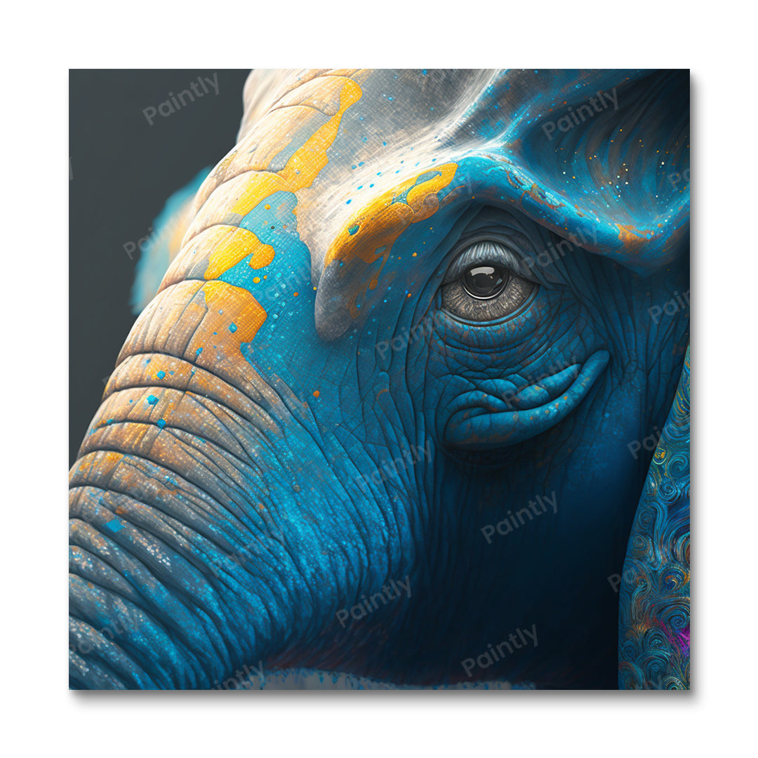 Ster Stof Olifant (Diamond Painting)