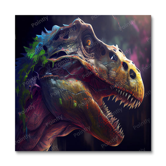 T Rex door Westin Reed (Diamond Painting)