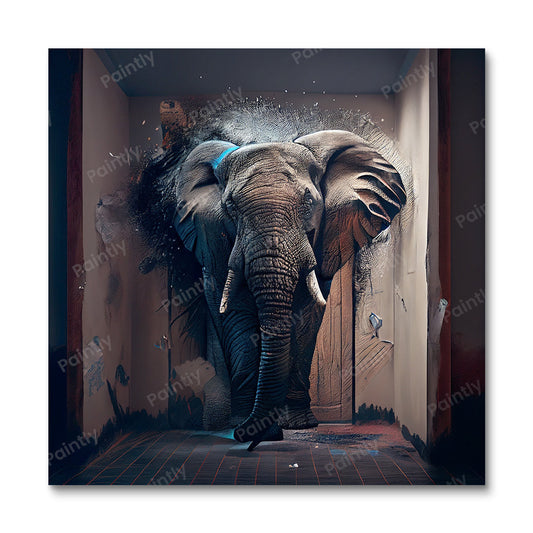 Doorbraak Elephant II (Diamond Painting)