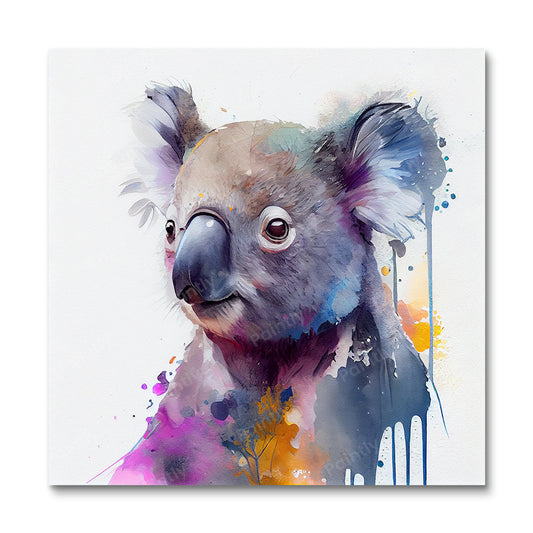 Paint Splash Koala van Avery (diamond painting)