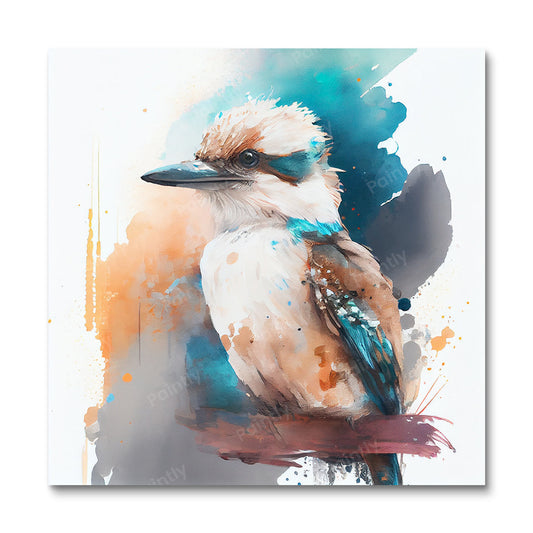 Paint Splash Kookaburra van Avery (diamond painting)