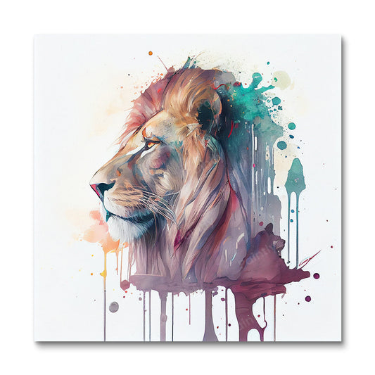 Paint Splash Lion II van Avery (diamond painting)