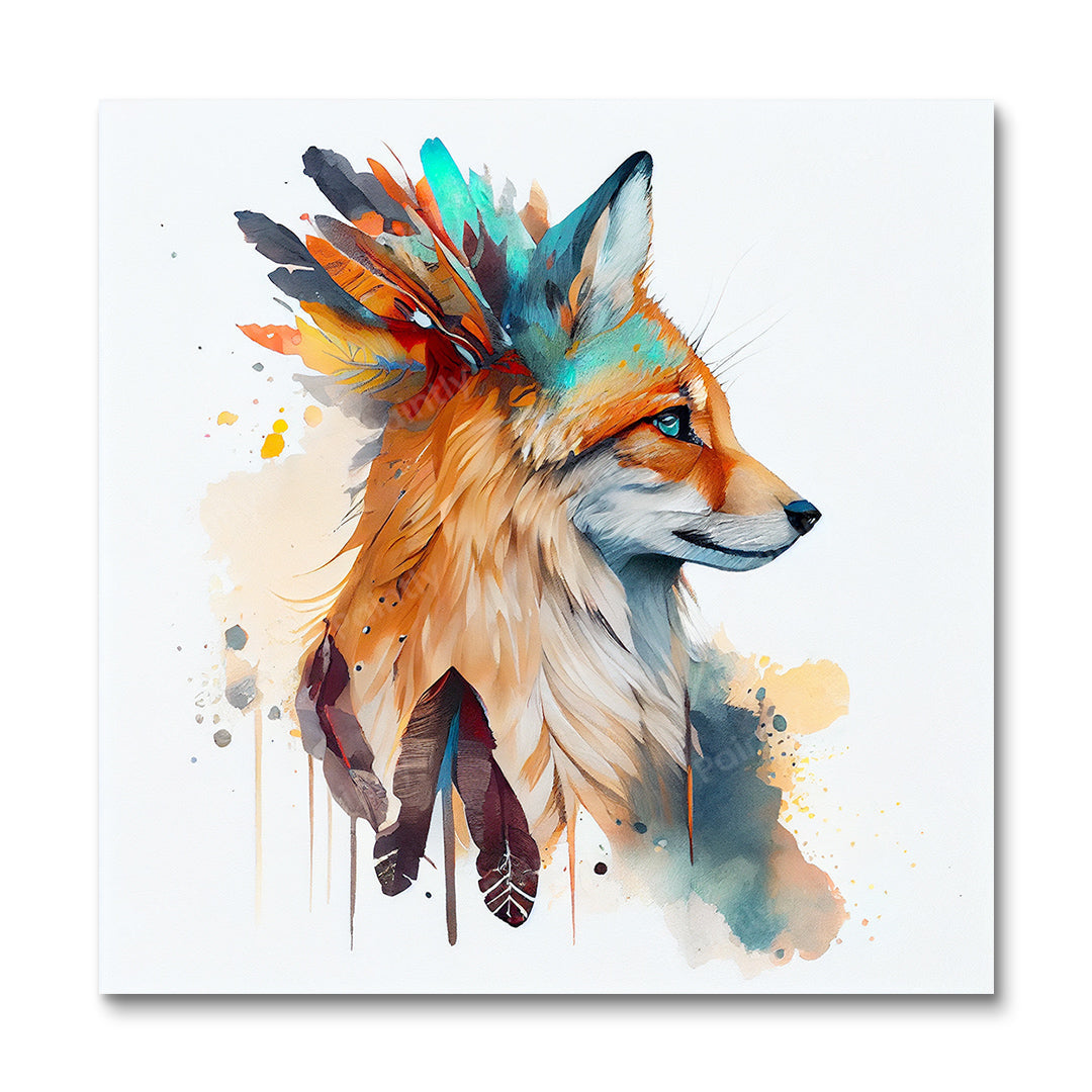 Paint Splash Fox van Avery (diamond painting)
